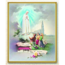 Our Lady of Fatima Plaque 8” x 10”